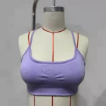 Soft woven thin strap sports Bra