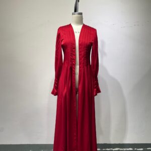 Pleated  Satin Dress