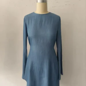 Women's Denim Dress - Unique Asymmetric Design