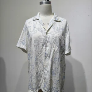 Stylish Printed Short - Sleeve Shirt
