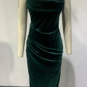 Dark Night Elf velvet dress
