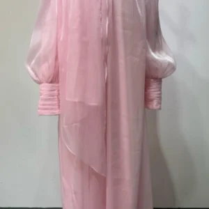 Soft Pink Dream Organza Max Dress